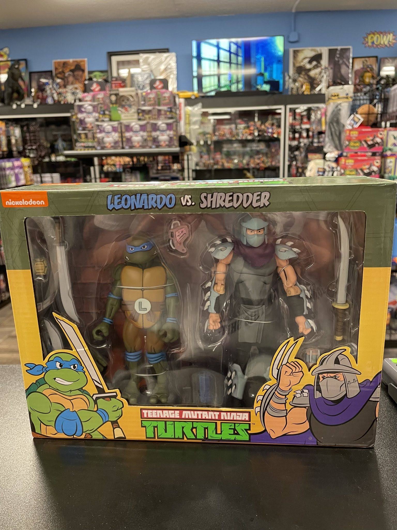 Teenage Mutant Ninja Turtles Action Figure 2-Pack Leonardo Vs Shredder