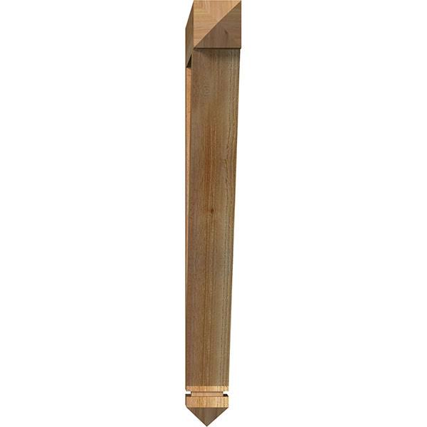 4x22W x 32x22D x 38x22H Traditional Arts u0026 Crafts Rough Sawn BRACKET, Western Red Cedar