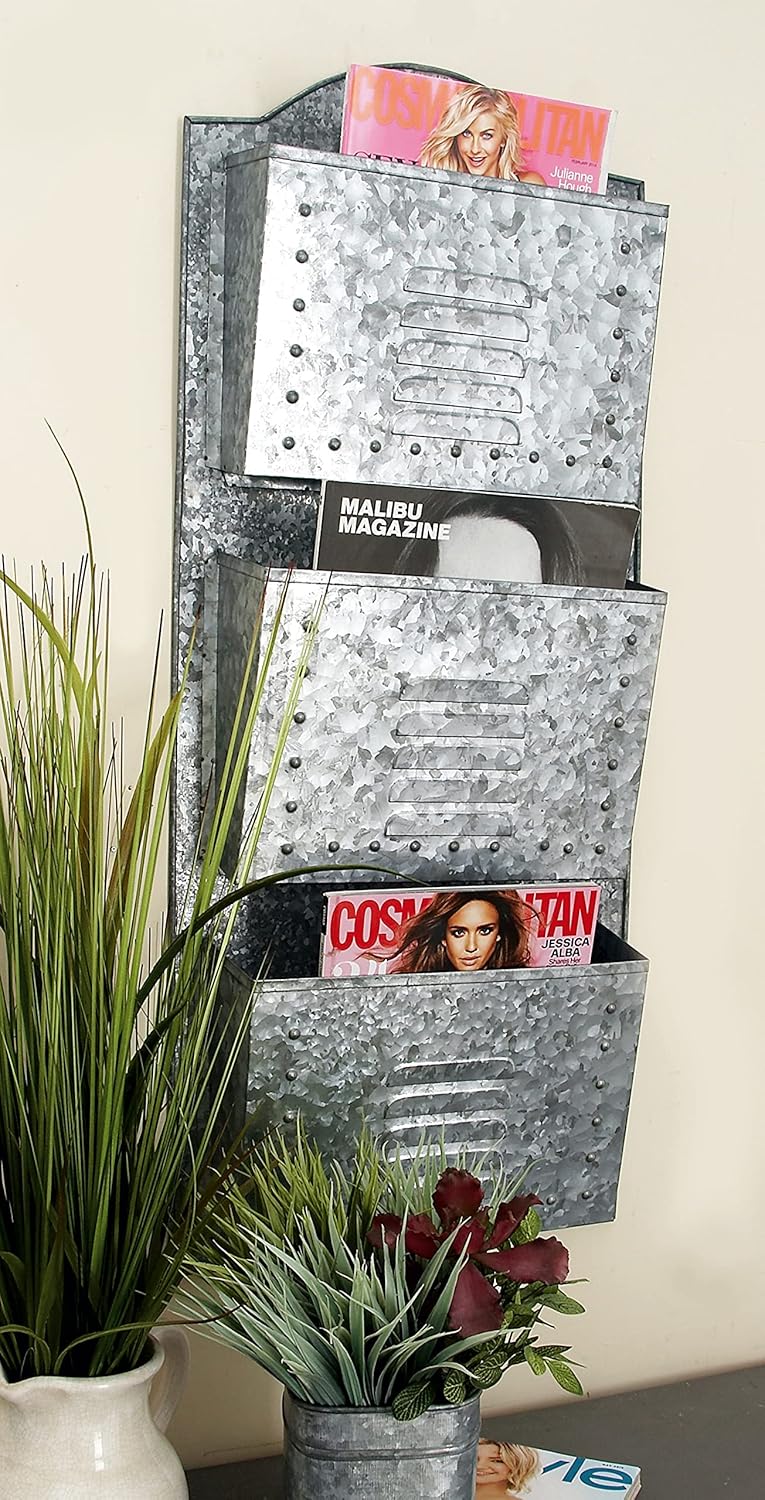 Deco 79 49139 Metal Wall Pocket 15