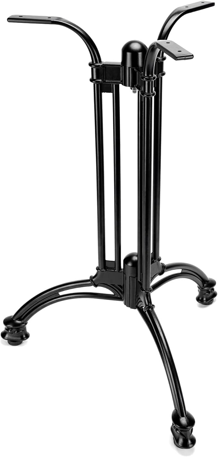 ZXMY Aluminum Table Base Black Suitable for Restaurants Bars and CafesEasy to Install and Structurally Firm
