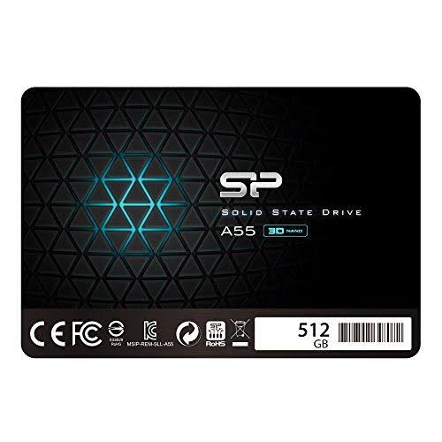 Silicon Power 128GB SSD3D NAND A55 SLC Cache Performance Boost SATA III 2.5x22 7mm