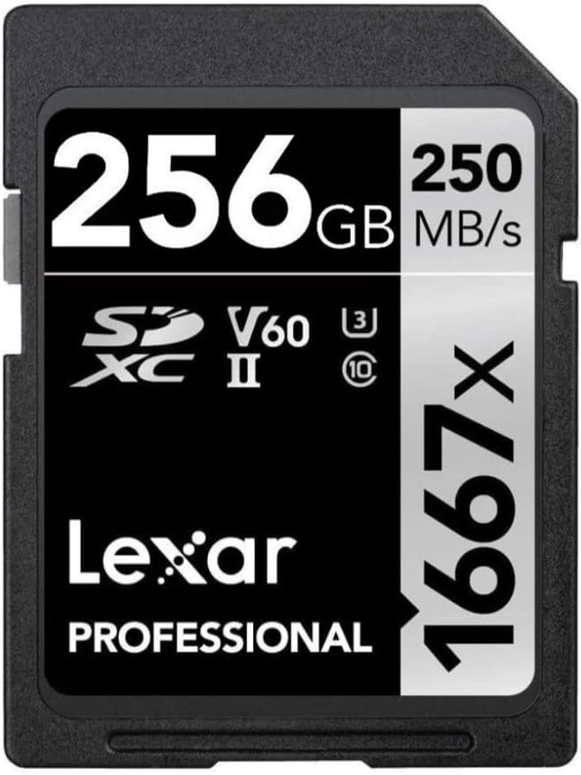 Lexar Professional 256GB 1667x UHS-II SDXC Memory Card with Koah Pro Dual Slot SD Card Reader Bundle (2 Items) Pack of 2
