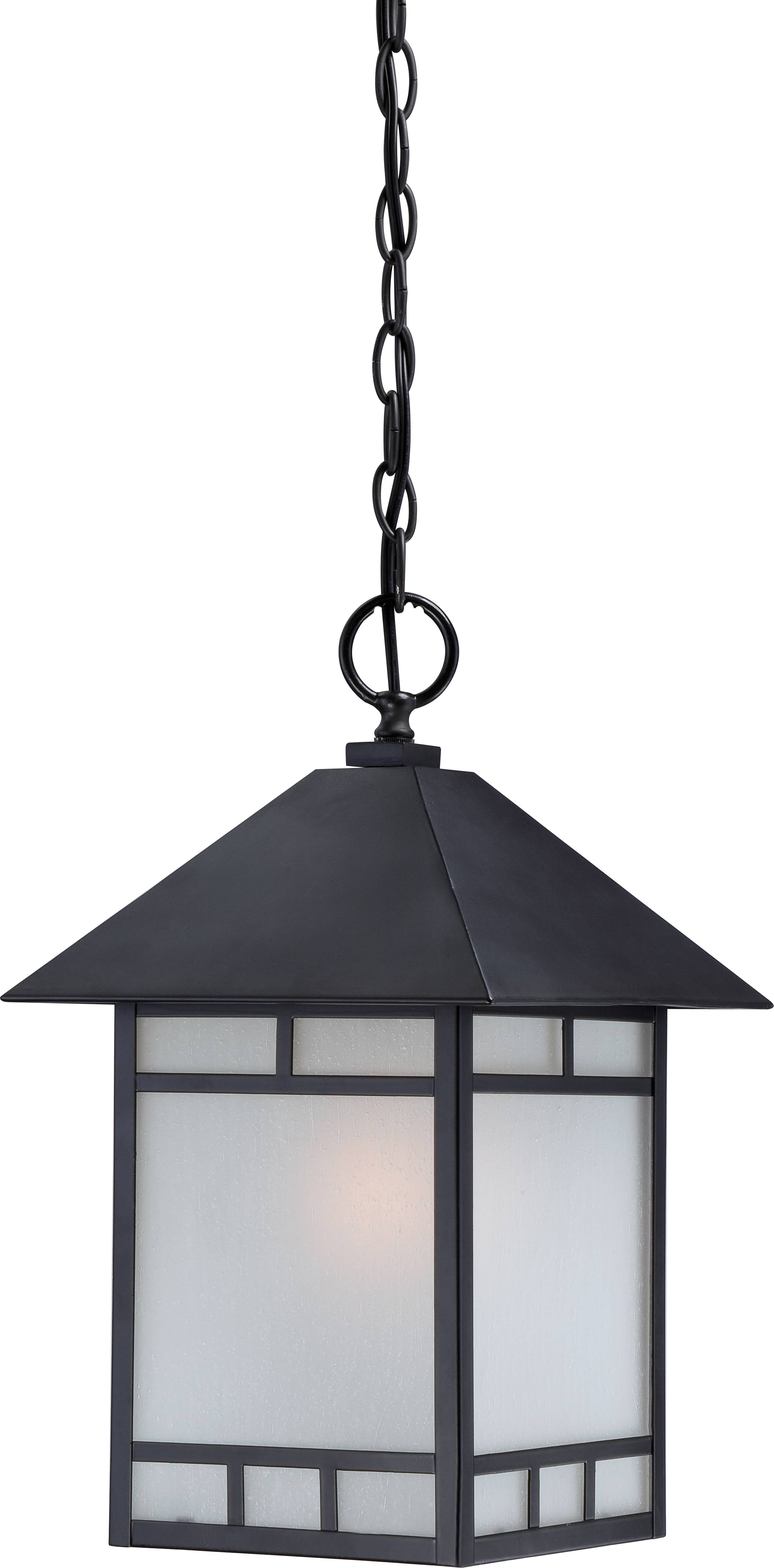 Drexel 1 Light Outdoor Hanging (Stone Black), Nuvo Lighting