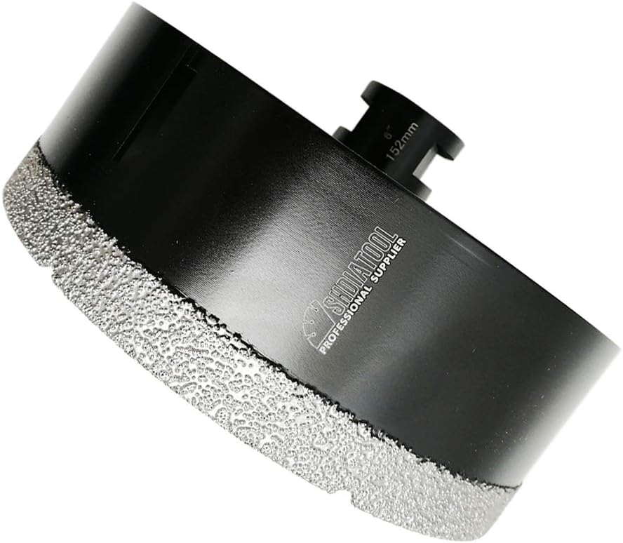 SHDIATOOL Diamond Core Drill Bits 6 Inch for Porcelain Ceramic Tile Marble Brick Vacuum Brazed Hole saw 152mm