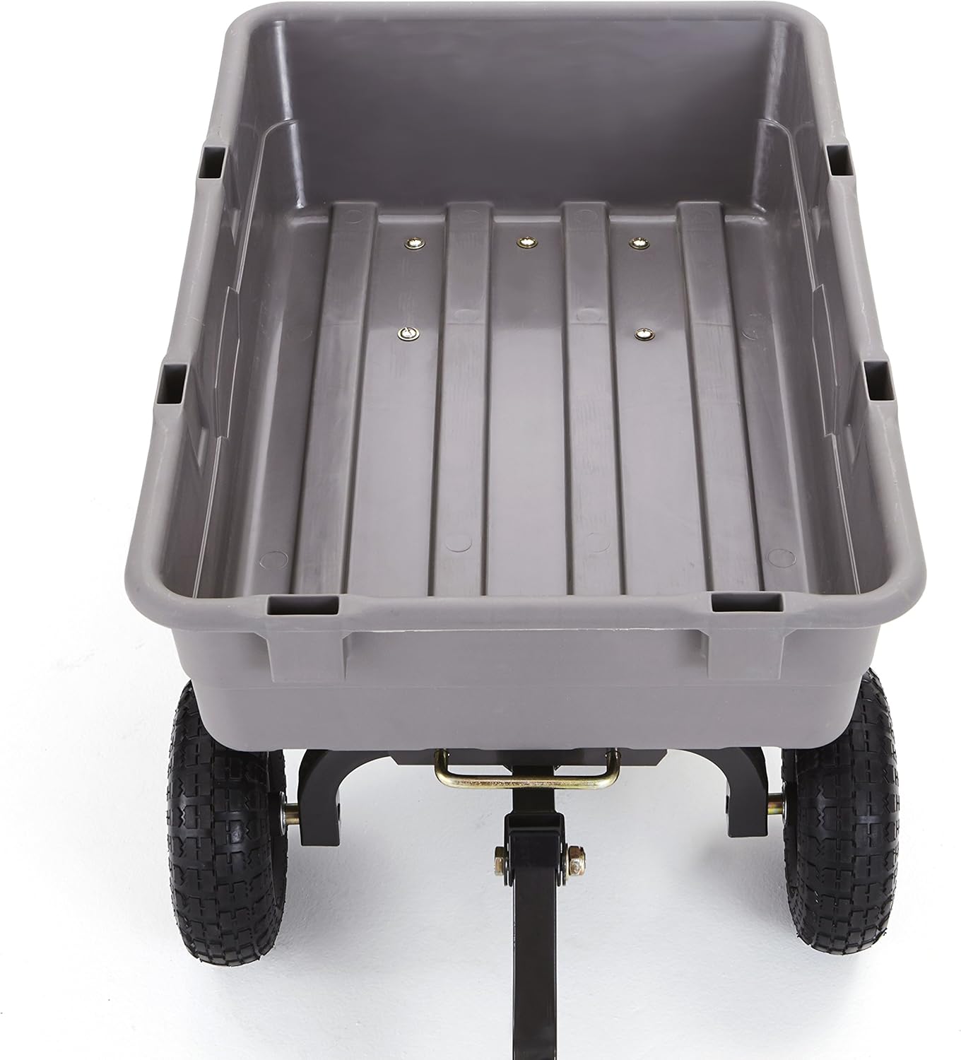 Gorilla Carts Poly Garden Dump Cart with Steel Frame and 10