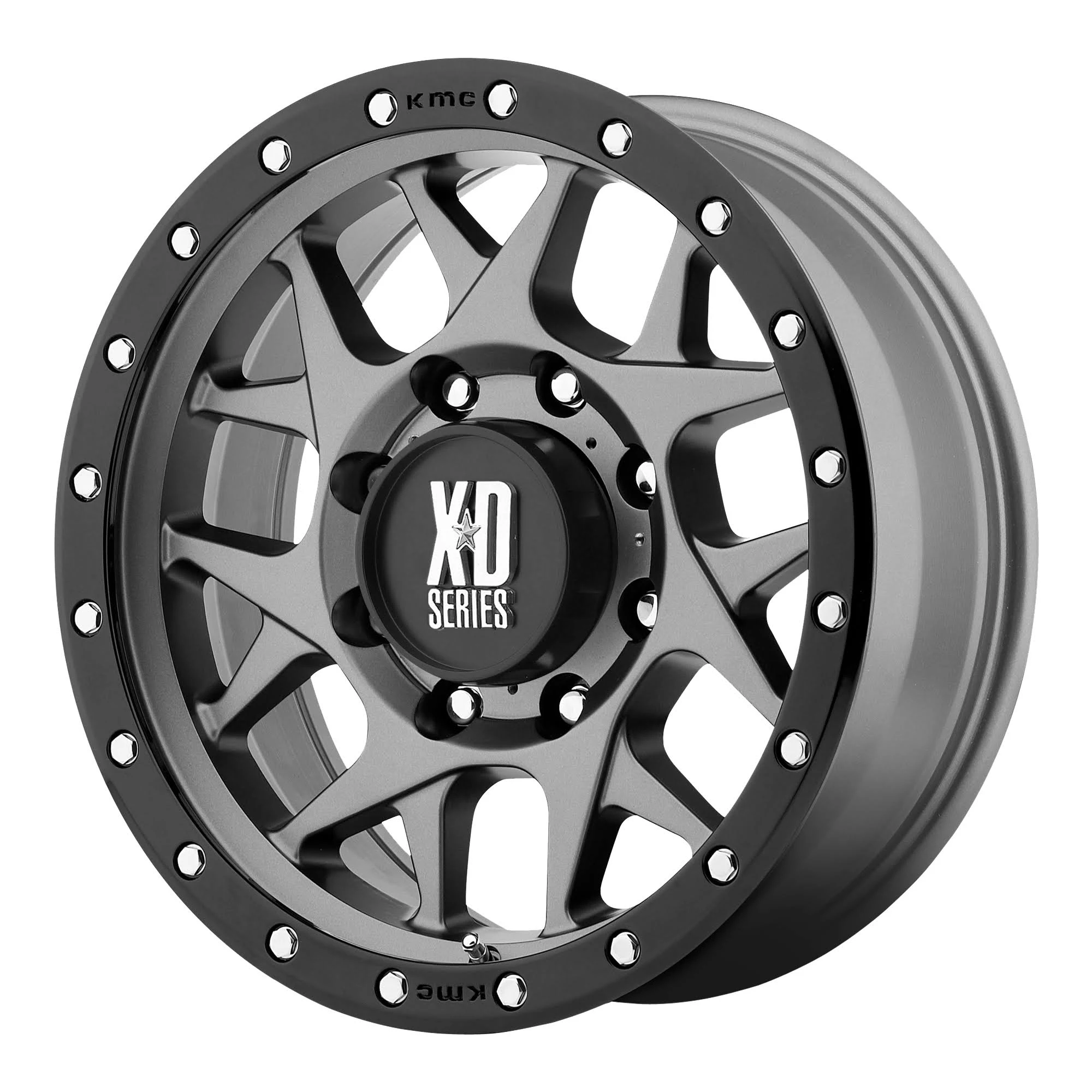 XD Series XD127 Bully 18x9 6x5.5 inch -12mm Gunmetal/Black Wheel Rim 18 inch inch