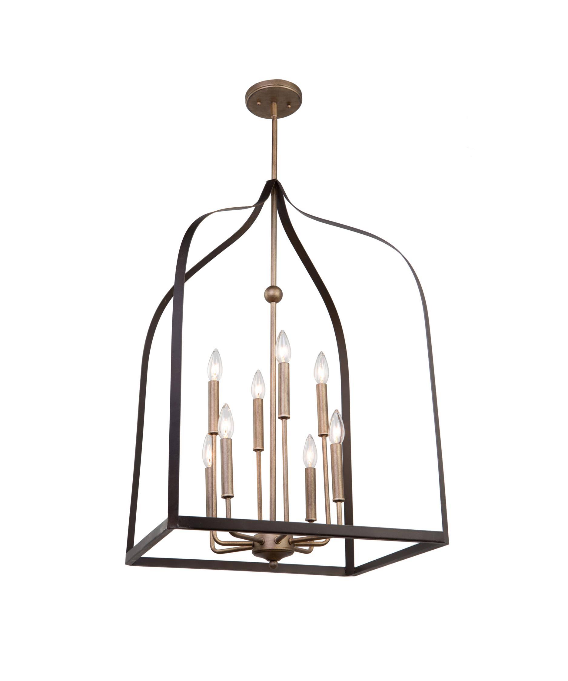 Artcraft AC11018 Worthington Chandelier, Oil Rubbed Bronze u0026 Antique Gold