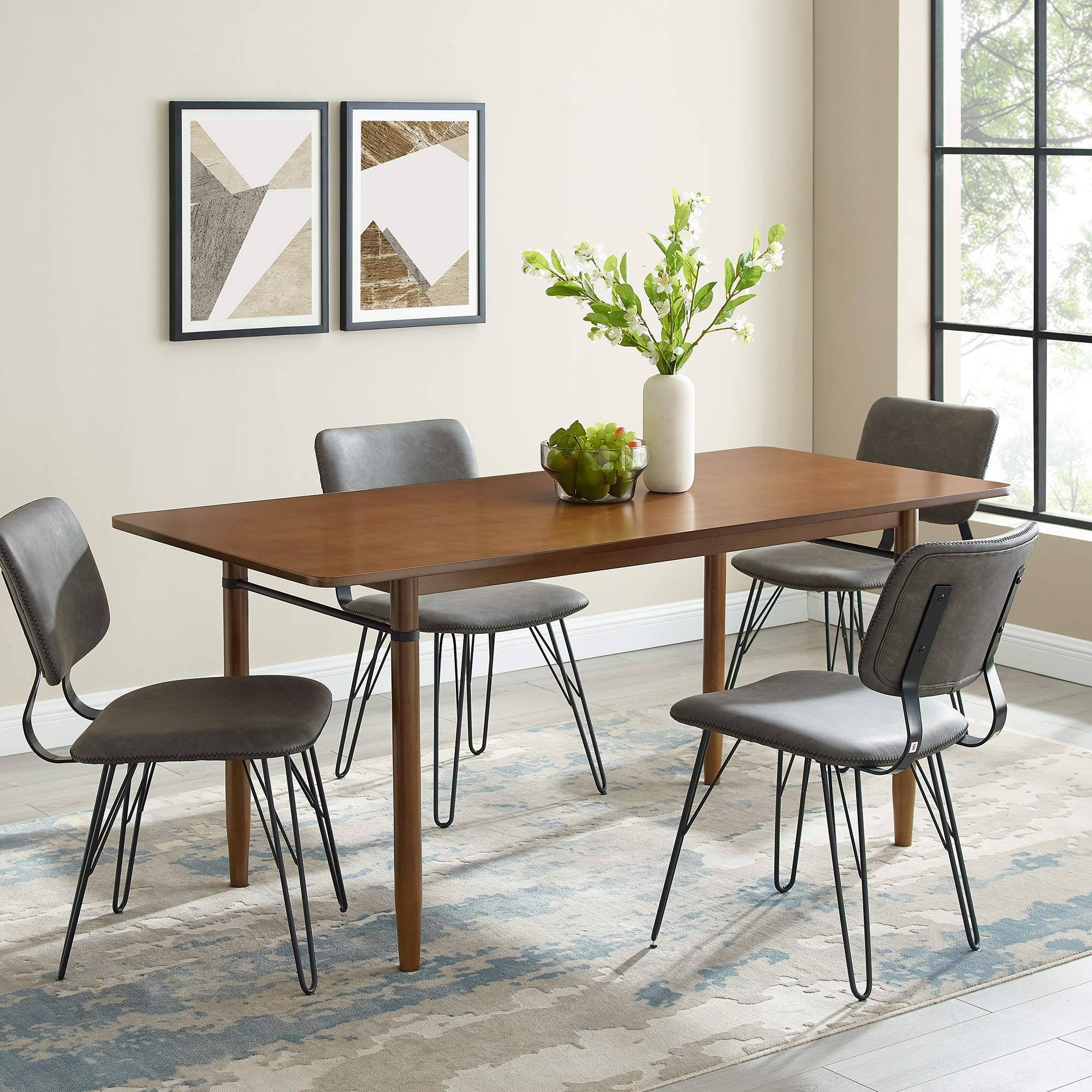 Walker Edison 68x22 Modern Wood Dining Table - Acorn