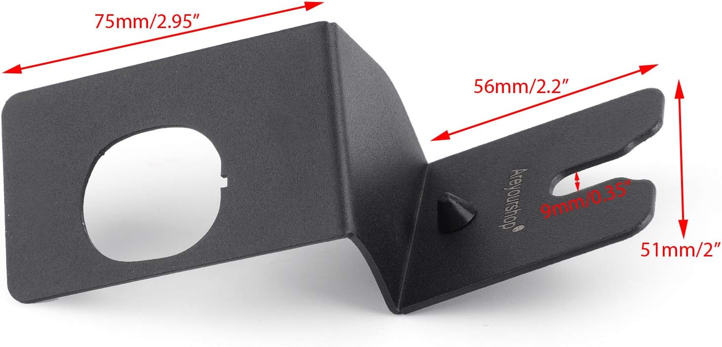 Areyourshop 75WXST Two Way Radio Holder Walkie Talkie Bracket for Wrangler JL 2018+