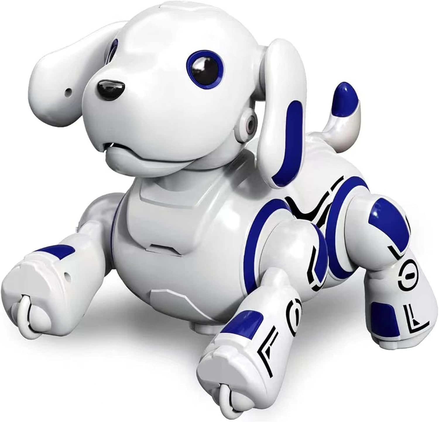 Hi-Tech Remote Control Robot Dog Toy for Kids 4 5 6 7 8 9 10 11 12, RC AI Robo Wireless Interactive Puppy Electronic Pets Gifts Toys Programmable Voice Music Dance Patrol Dogs for Toddlers Boys Girls