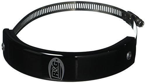 Ru0026G Racing EP0006BK Black Round Supermoto Style Exhaust Protector