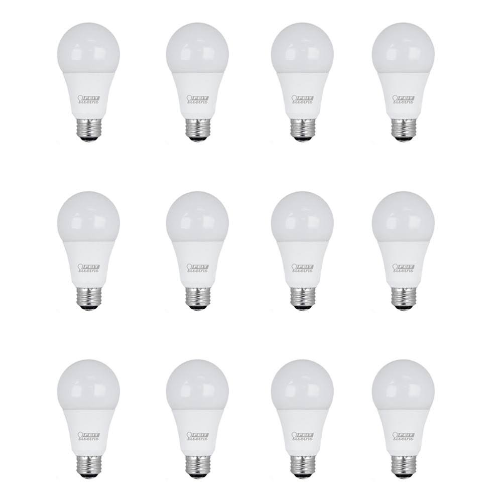 Feit Electric 30/70/100-Watt Equivalent Soft White (2700K) A19 CEC Title 24 Compliant LED 3-Way 90+ CRI Light Bulb (12-Pack)