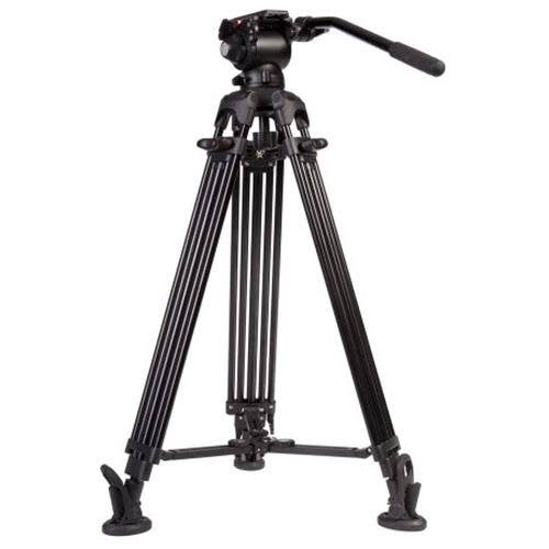E Image EG03A2 2 Stage Aluminum Tripod Black