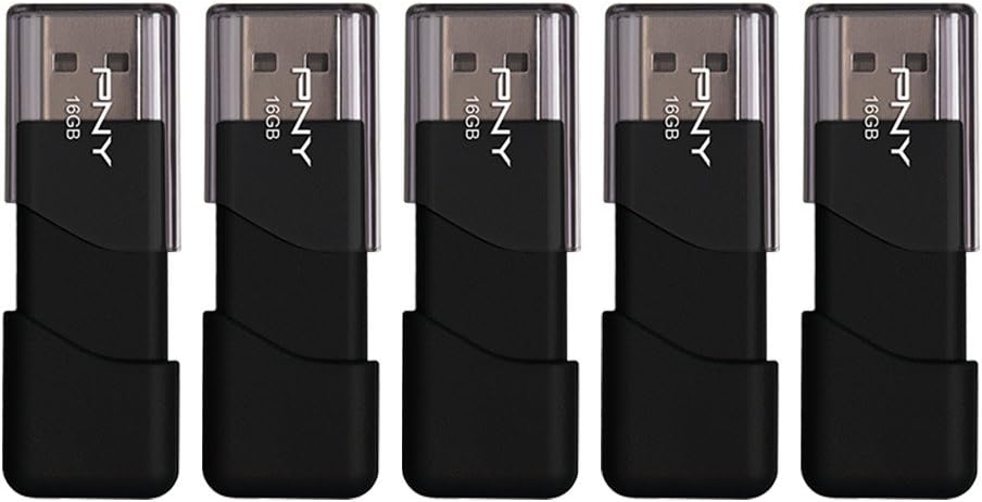 PNY 16GB Attaché 3 USB 2.0 Flash Drive, 50-Pack