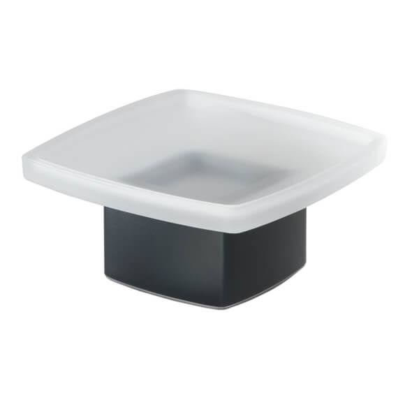 Gedy by Nameeks Lounge Soap Dish; Matte Black 5451