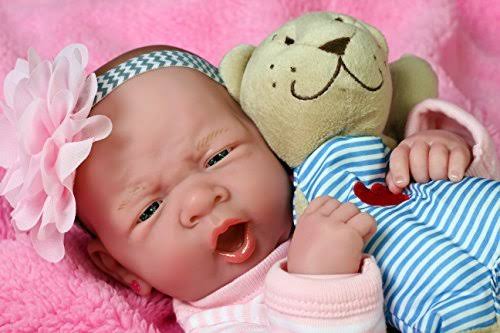 My Baby Realistic Berenguer 15 Inches Anatomically Correct Real Girl Baby Washable Doll Soft Vinyl Accessories