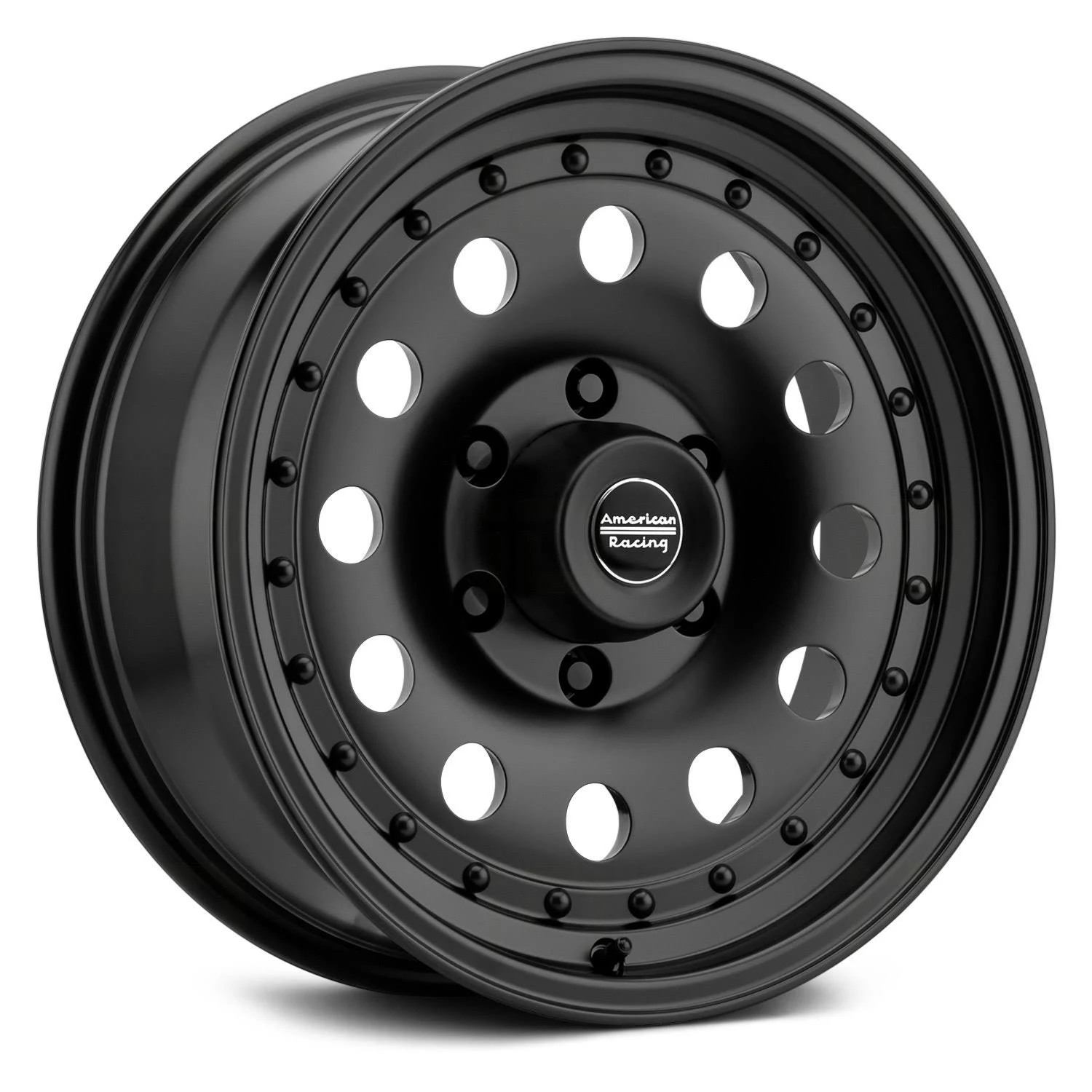 American Racing AR62 Outlaw II Wheel 15x8 6x6x139.7 -19mm Satin Black