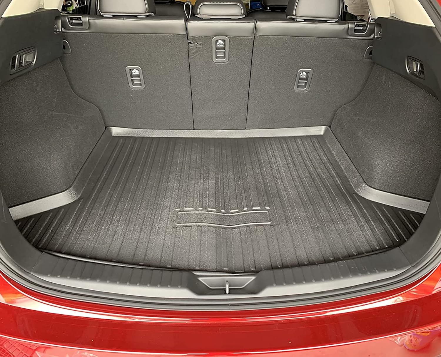 Cargo Liner Rear Cargo Tray Trunk Floor Mat 2019 2020 2021 Waterproof Protector for 2017-2018 Mazda CX-5 by Kaungka Pack of 2