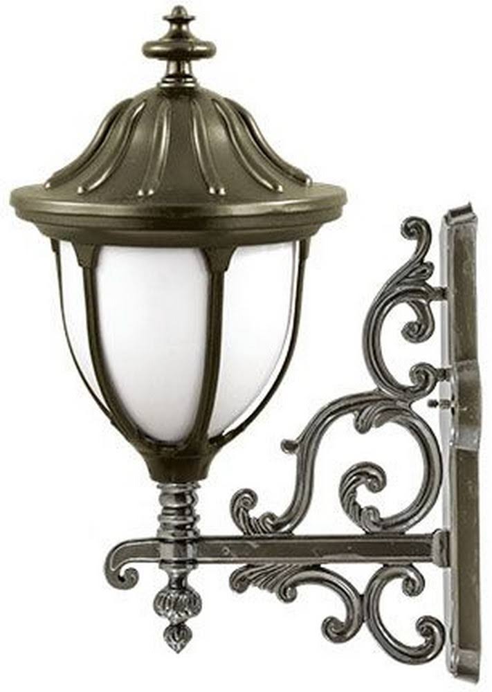 Dabmar Lighting GM546-BZ 13 Watt Dl-S13-Gu24 120 V Showcase Wall Fixture with Decorative Arm Black Bronze u0026 Verde Green