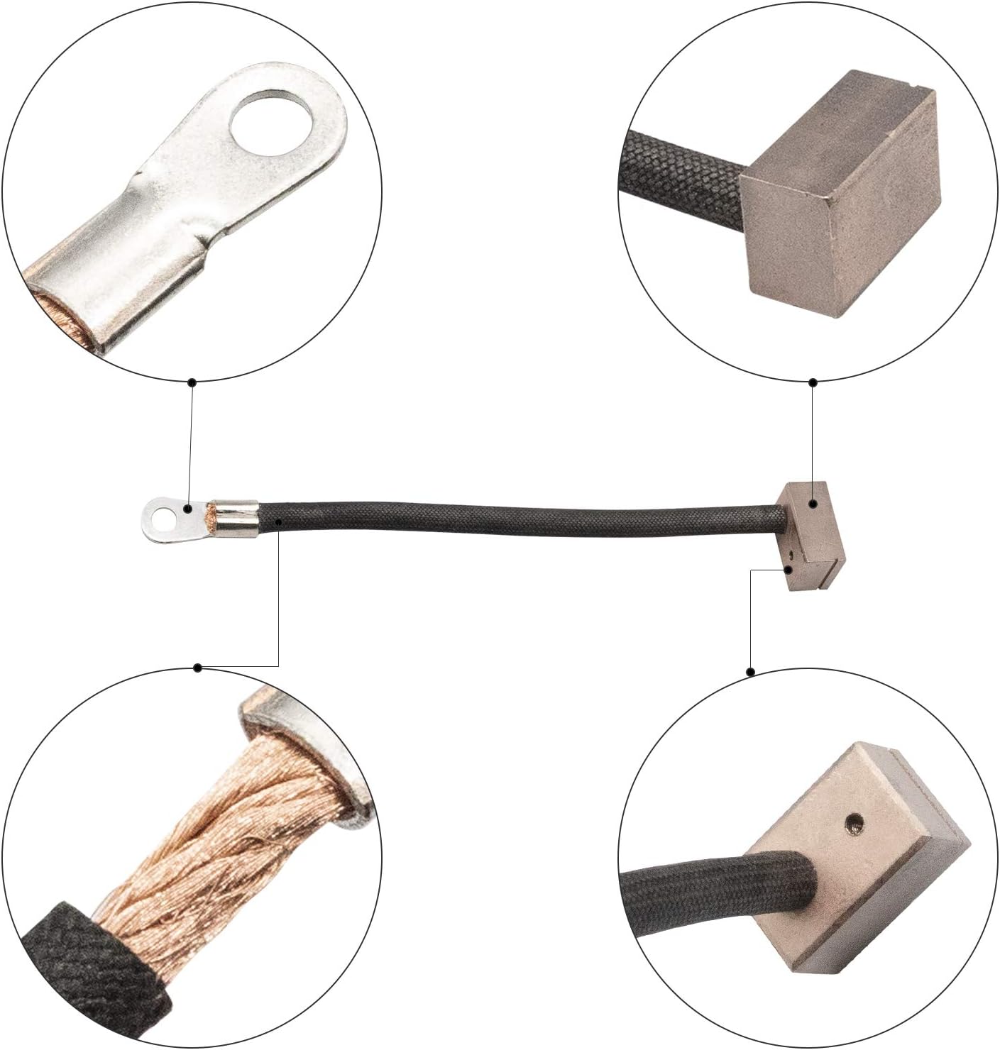 CLUBRALLY V-Glide Wiper Brush Fits Club Car DS 1989-Up Replaces 1013860 Pack of 2