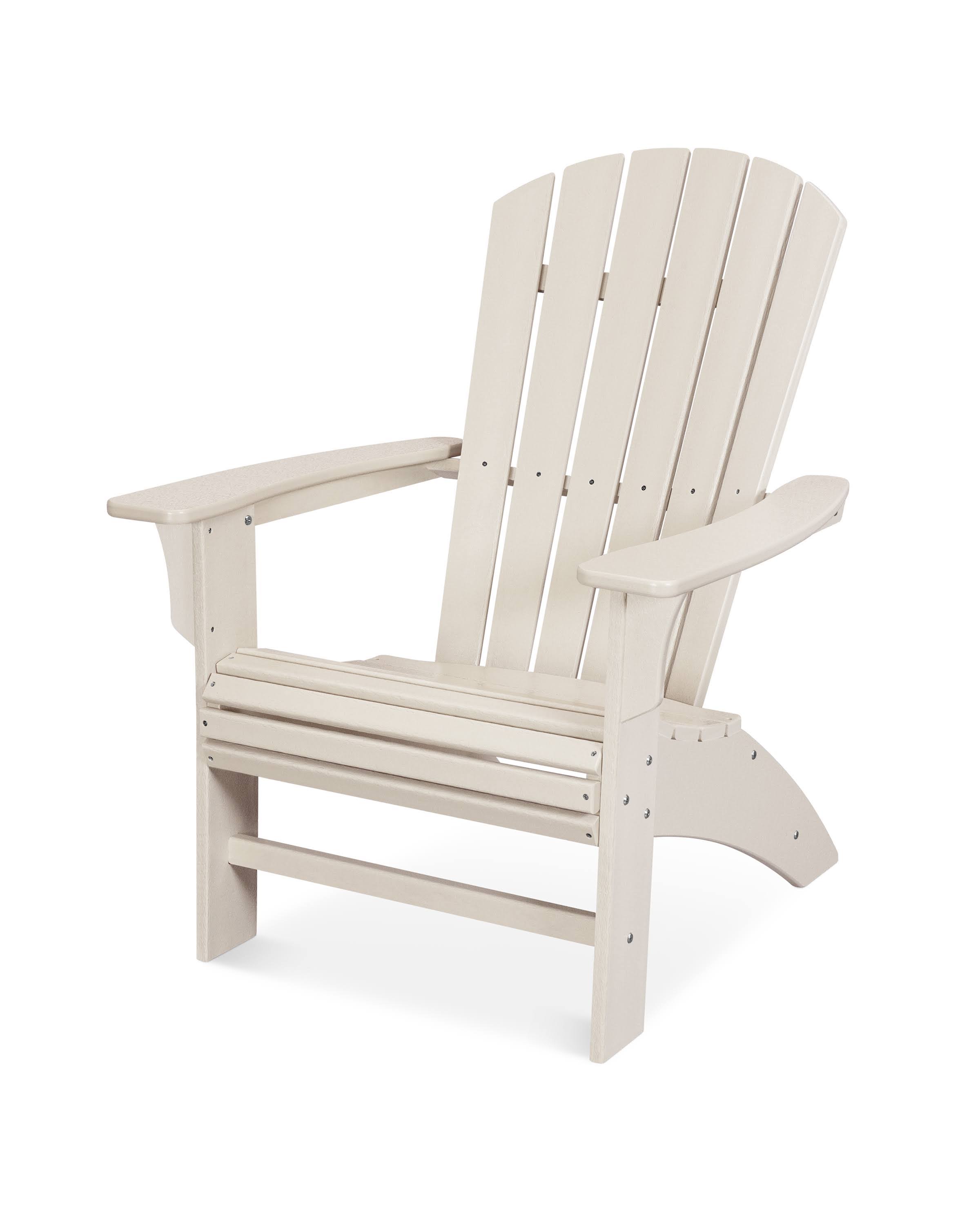 Trex Outdoor Furniture Yacht Club Curveback Adirondack Chair - Sand Castle