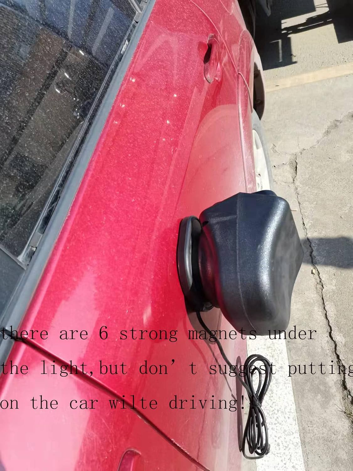 7 Inch 50w Led Search Light Marine Remote Control 360 Degrees Rotating Magnetic Base Cigarette LighterLed Work Light Spot Led Driving Lights Fog Lights for Hunting Camping Offroad Marine Boat Pack of 2