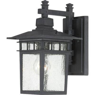 Valeri 11.75x22 H Outdoor Wall Lantern Fixture Finish: Textured Black