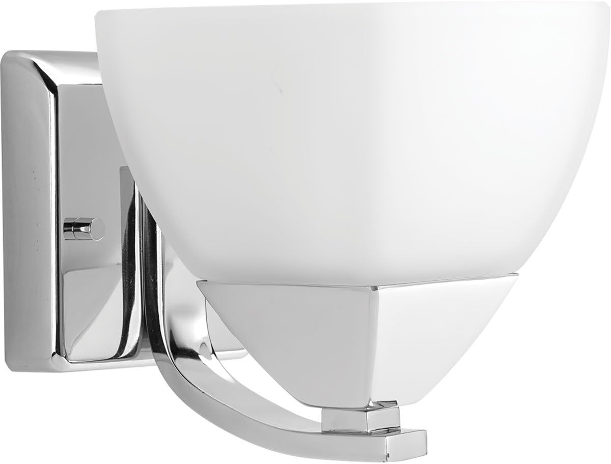 Progress Lighting P2700-15 Contemporary/Soft 1-100W Med Bath Bracket, Polished Chrome Pack of 2