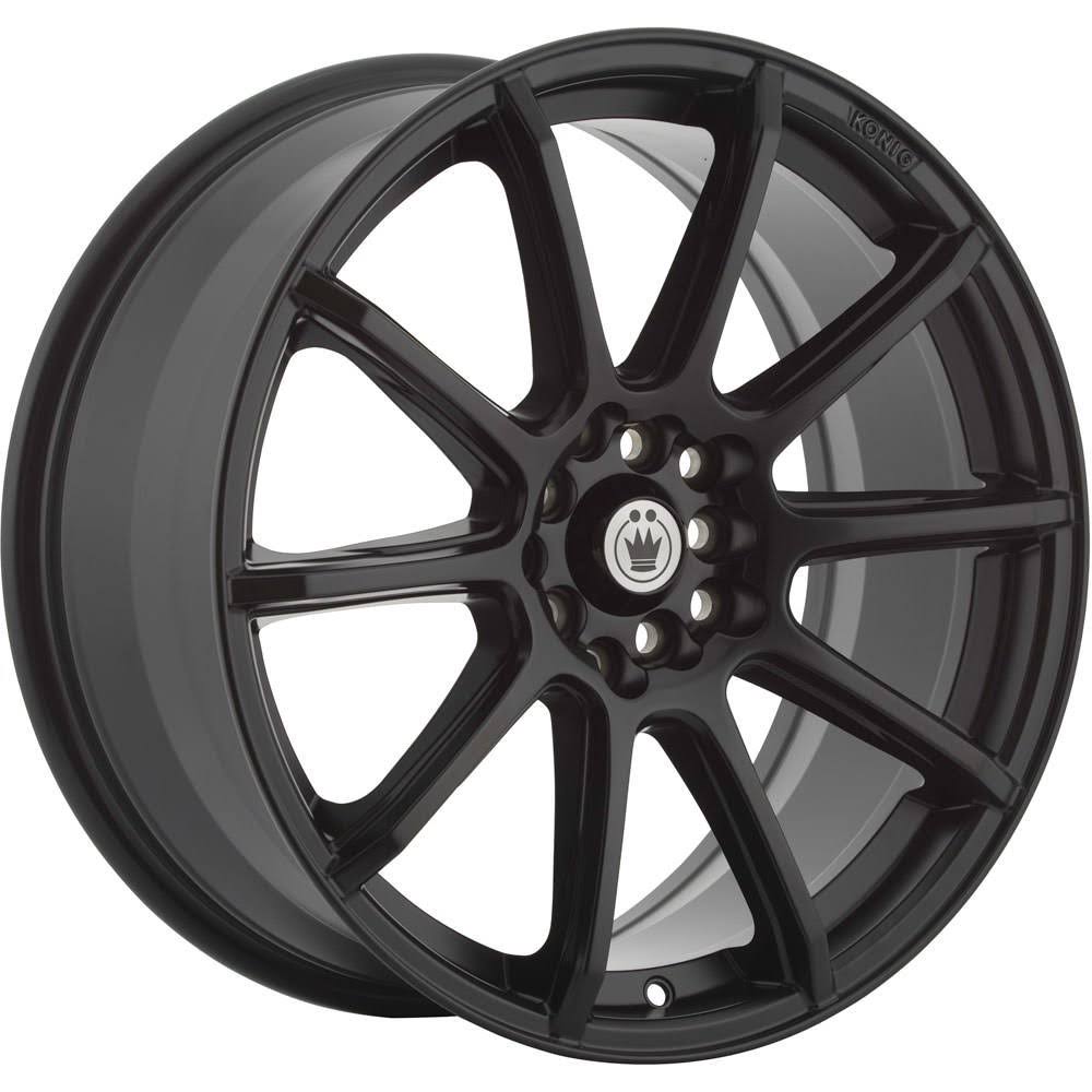 Konig Control Matte Black 18x8 5x110 / 5x115 40mm (cl88t15405)