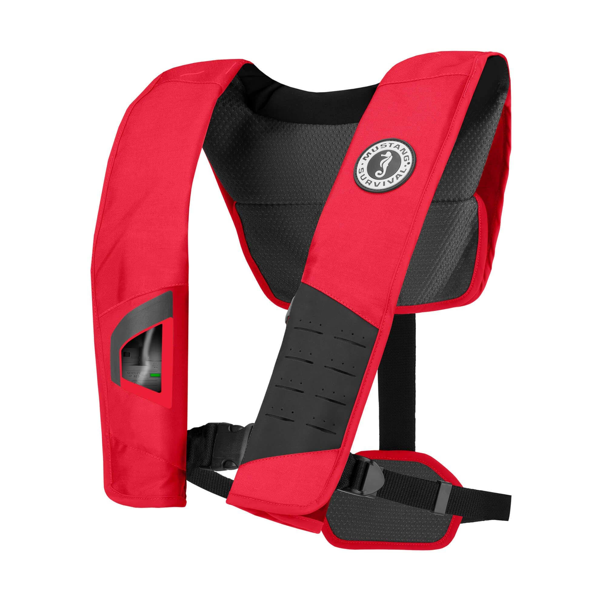 Mustang Survival DLX 38 Deluxe Automatic Inflatable PFD - Red/Black