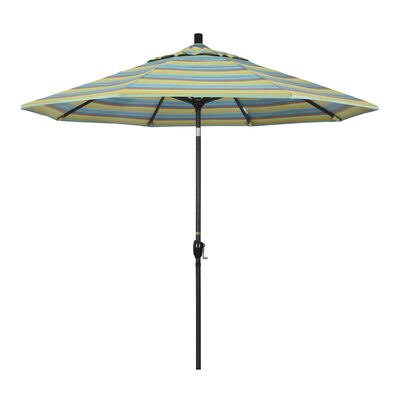 Sol 72 Outdoor Carina 9& Market Umbrella Fabric Color: Sunbrella AA Astoria Lagoon, Frame Color: Stone Black