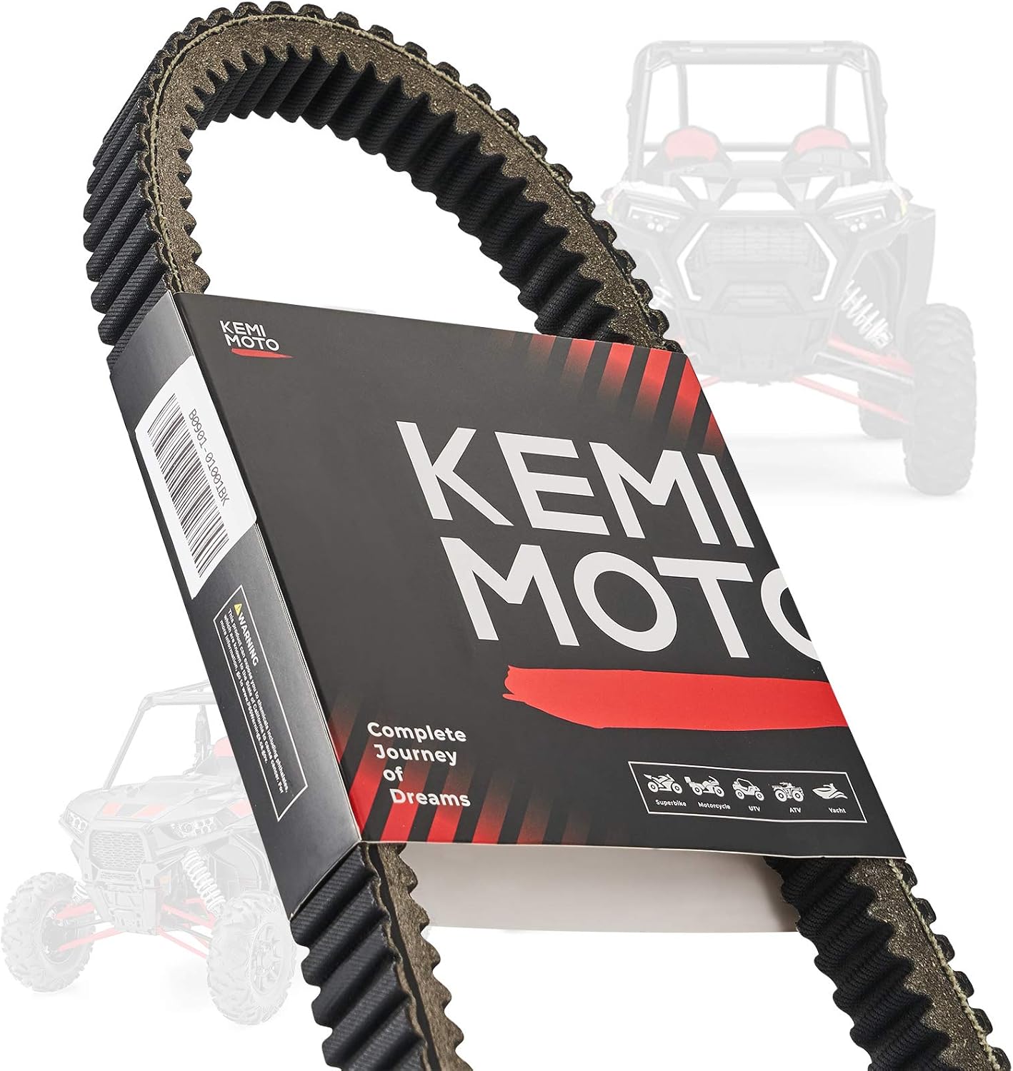 RZR XP 1000 Belt, kemimoto RZR General 1000 Heavy Duty Carbon Drive Belt Compatible With 2015-2022 Polaris General RZR XP 1000 / S 1000, Replace for 3211180 27C4159