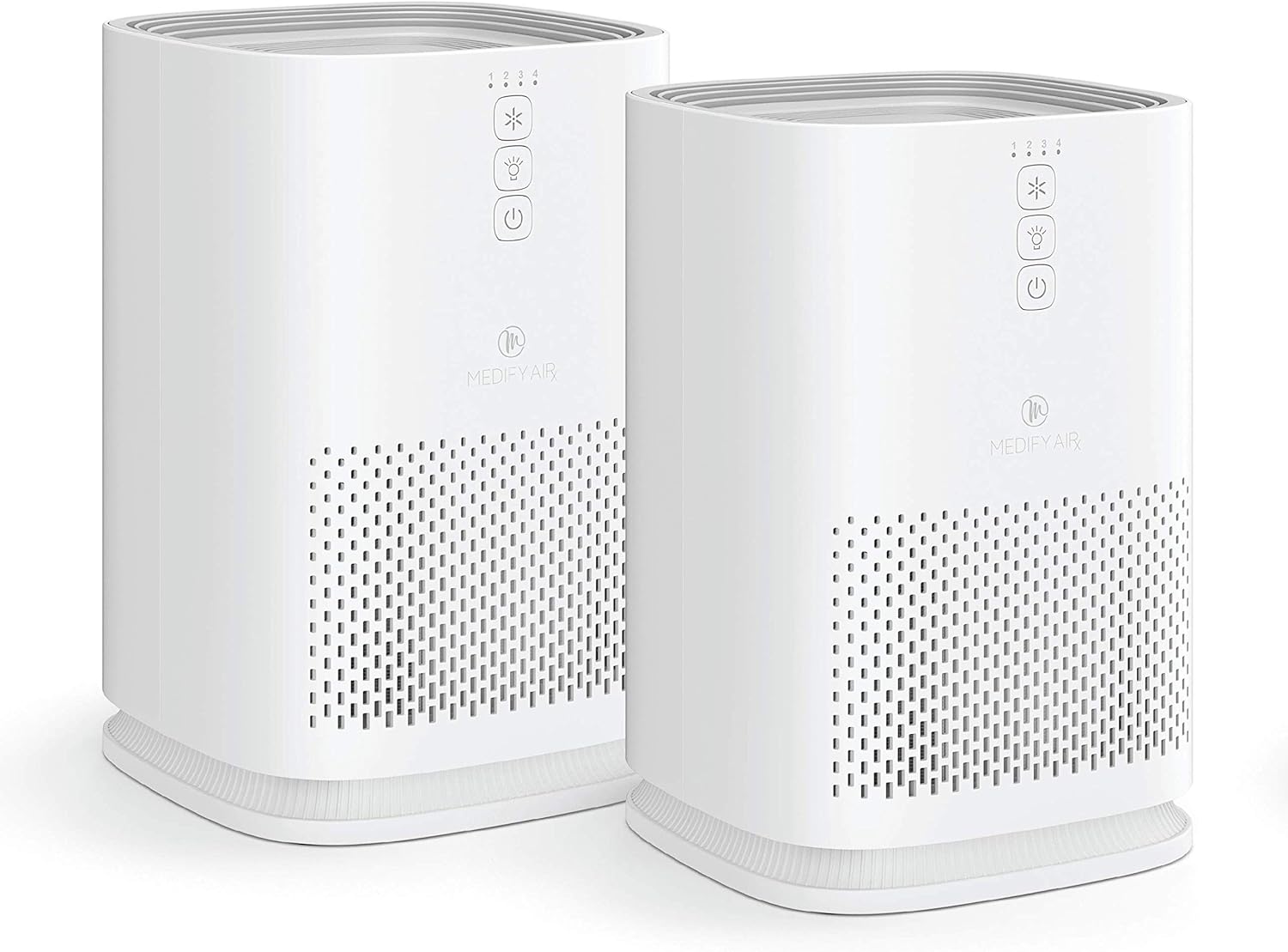 Medify MA-14 Air Purifier with H13 True HEPA Filter | 200 sq ft Coverage | for Smoke, Smokers, Dust, Odors, Pet Dander | Quiet 99.9% Removal to 0.1 Microns | White, 1-Pack