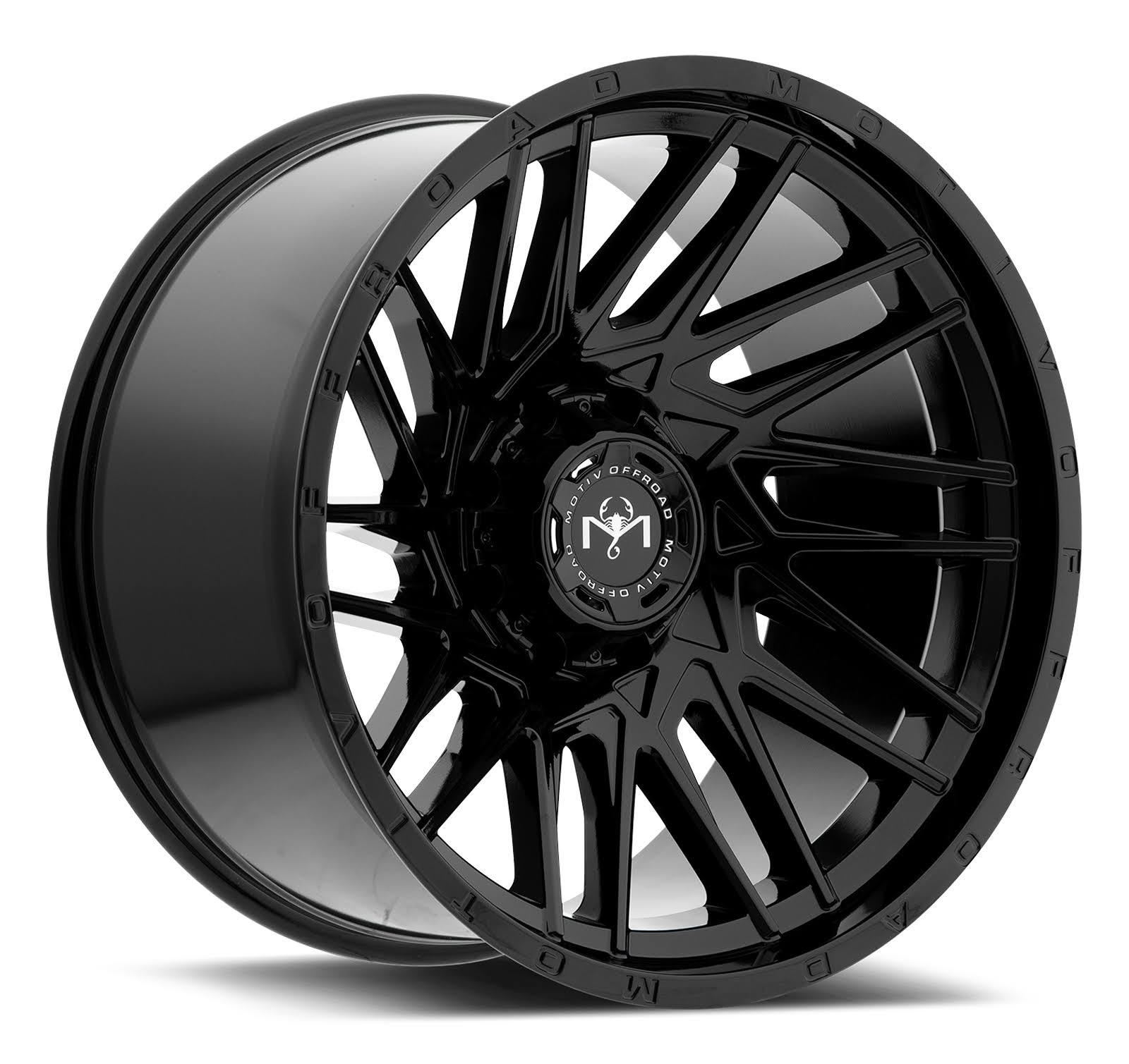 Motiv Offroad 424B Mutant 20x12 5x139.7/5x150 -44et Gloss Black Wheel