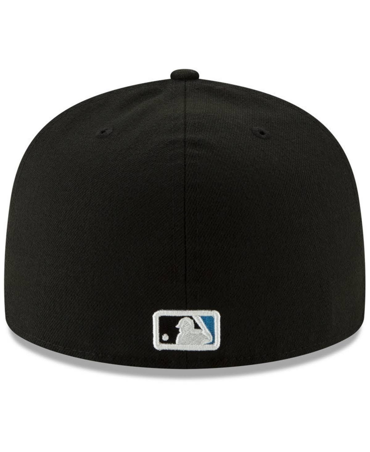 New Era Miami Marlins Authentic Collection 59FIFTY Fitted Cap - Black