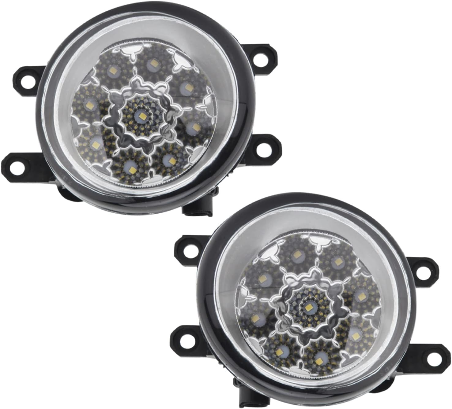 LED Fog Lights Compatible with Toyota Camry 2007-2017 Sienna 2011-2020 Yaris 2006-2013 Tacoma 2013-2021 RAV4 Avalon Highlander Lexus LX570 RX350 1 pair