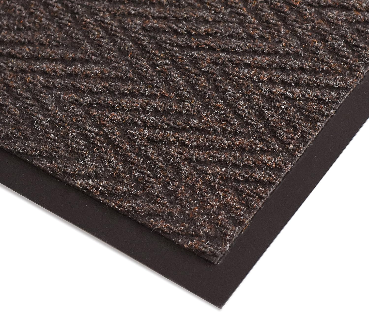 Home & More 103900306 Aztec Indoor/Outdoor Vinyl Backed Commercial Mat, Brown 3' x 6'