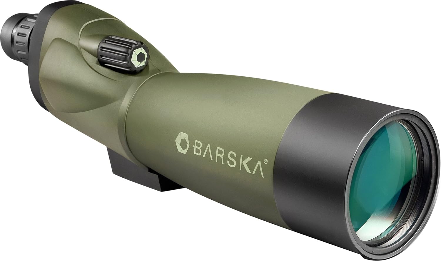 Barska AD10350 Blackhawk 20-60x60 Waterproof Spotting Scope with Tripod & Case for Birding, Target Shooting, etc, Green