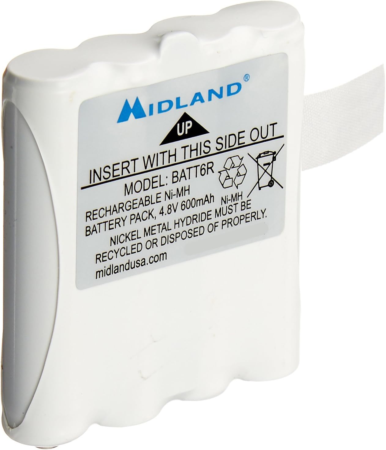 Midland AVP8 Nickel Metal Hydride Battery Packs for LXT Series GMRS Radios - Pair