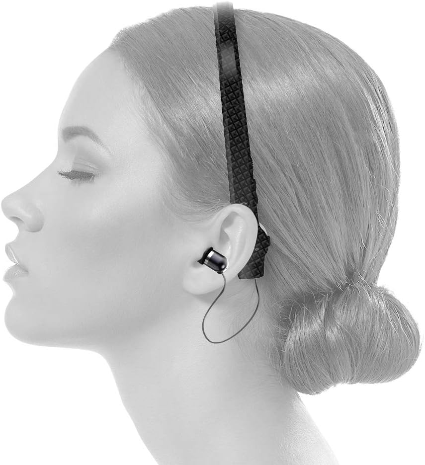 Paww SilkSoundX Bluetooth Workout Headphones - Unisex Lightweight & Sweat Proof Wireless Headphone w/Equalizer, Retractable Earbuds & Microphone - Mobile Music Accessory for Sports & Gym Exercise… Pack of 2