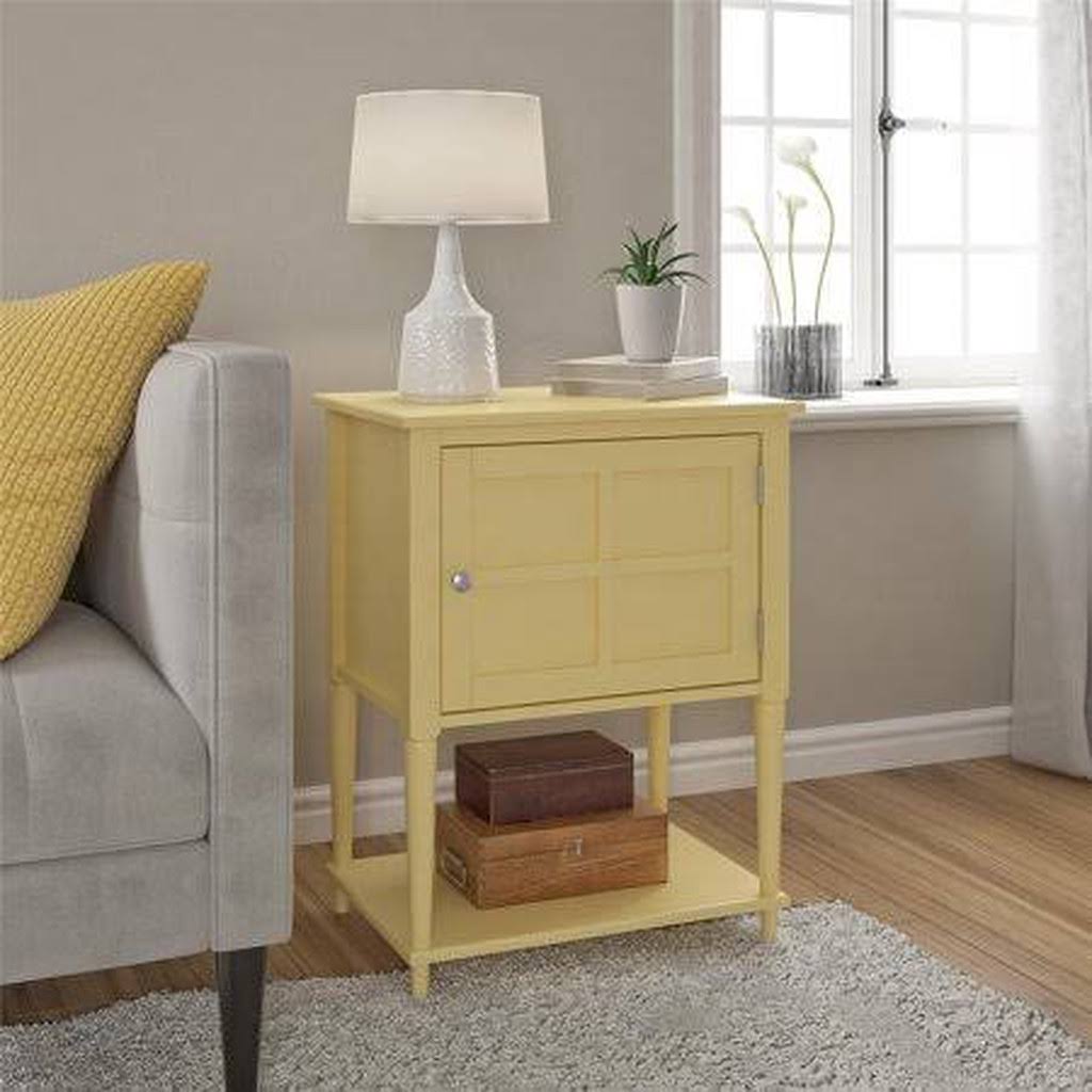 Ameriwood Home West Portal Accent Table, Yellow