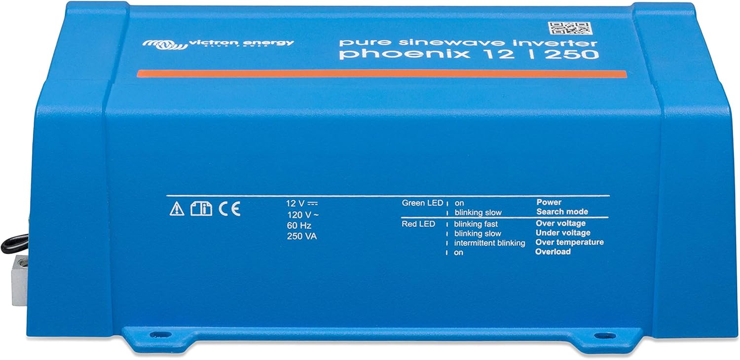 Victron Energy Phoenix 250VA 12-Volt 120V AC Pure Sine Wave Inverter