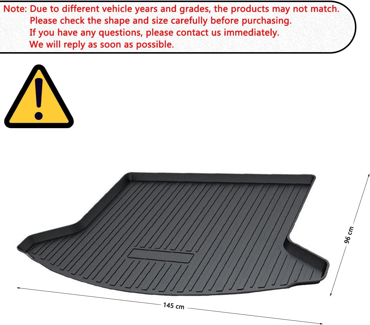 CX-5 Cargo Liners - Compatible with Mazda CX5 2017-2021 2022，Not for 2022 CX-5 2.5S AWD Premium Package Model,All-Weather Rear Trunk Tray Cargo Mats,3D Tech Waterproof Durable Odorless TPO Accessories