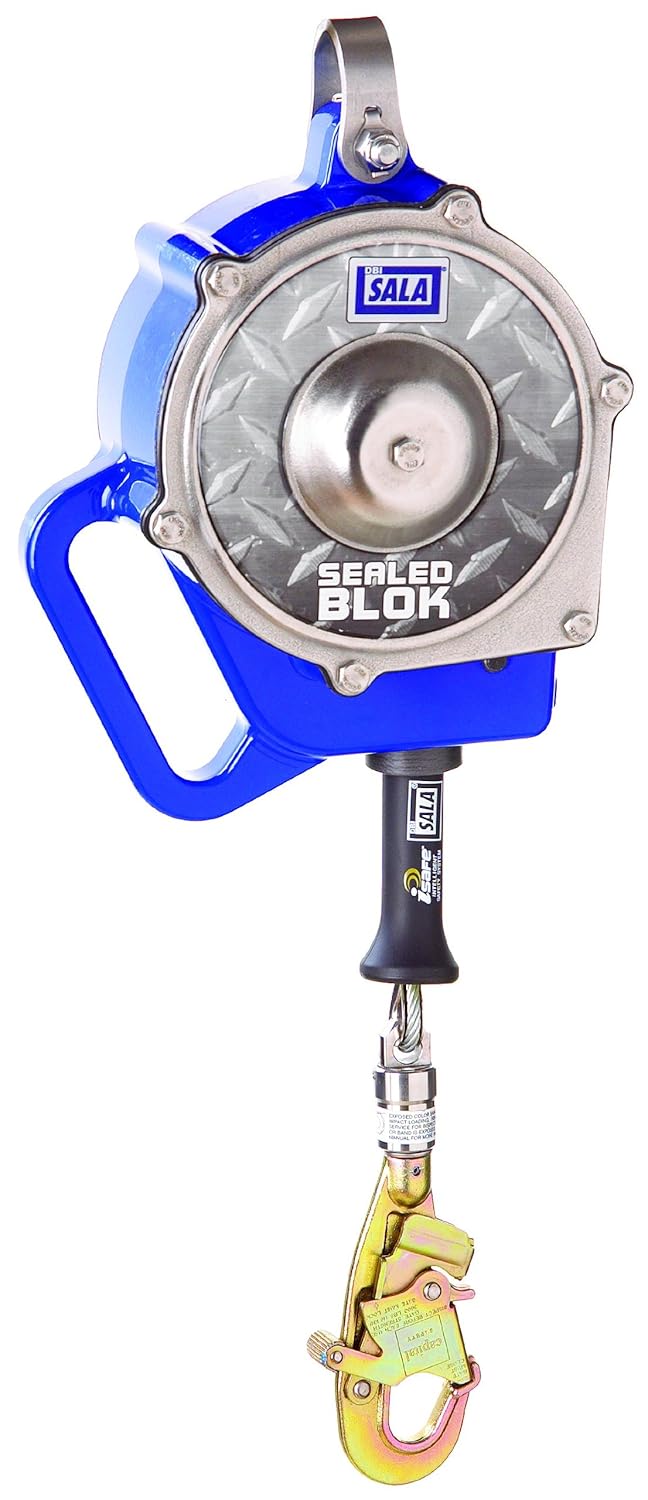 3M DBI-SALA Sealed Blok, 3400800 Self Retracting Lifeline, 30' Galvanized 3/16