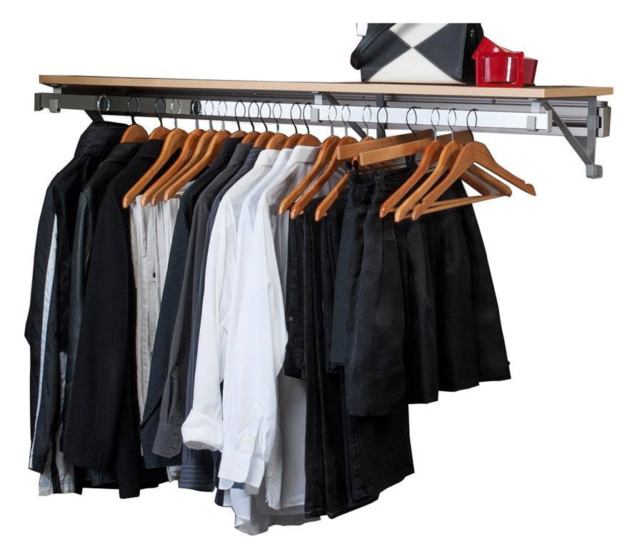 Arrange A Space Modern Closet System in Maple and Silver | ShopLadder