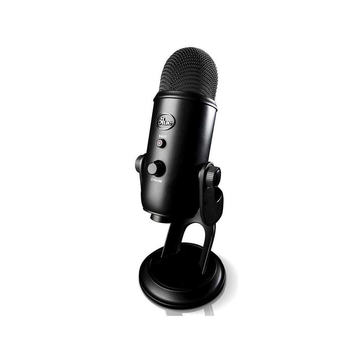 Blue Microphones Yeti USB Multi-Pattern Electret Condenser Microphone - Black
