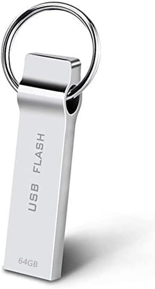 USB Flash Drive 64GB Thumb Drive Metal Waterproof USB 3.0 Memory Stick Data Storage Backup for Computer/Laptop Pack of 2