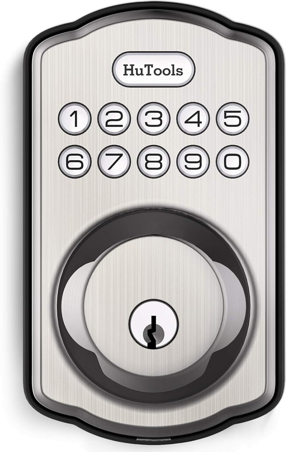 Keyless Entry Door Lock Deadbolt, Hutools Digital Gate Locks with Keypads, Auto Lock, 1 Touch Locking, 20 User Codes, Oil Rubbed Bronze Pack of 2