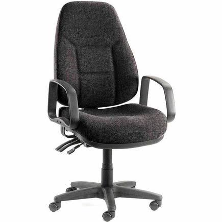 Global Industries 516147BK High Back Chair Black