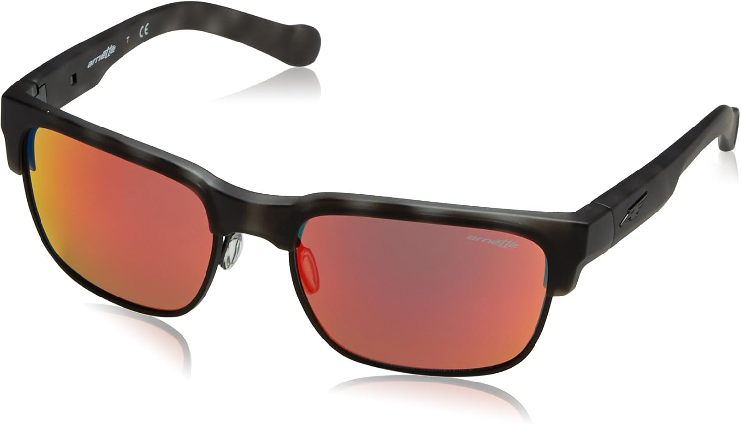 Arnette DEAN AN4205-23326Q Sunglasses MATTE BLACK HAVANA/RED MULTILAYER 59mm